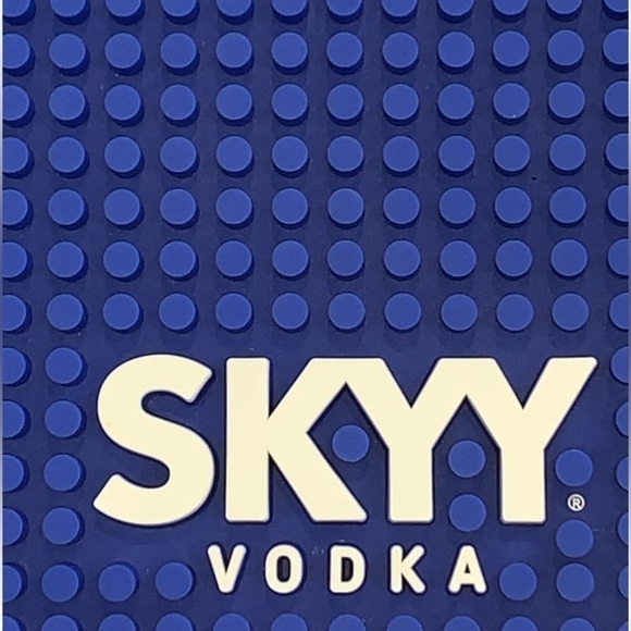 New Skyy Vodka Bar Spill Mat 14”x14” - Picture 2 of 4